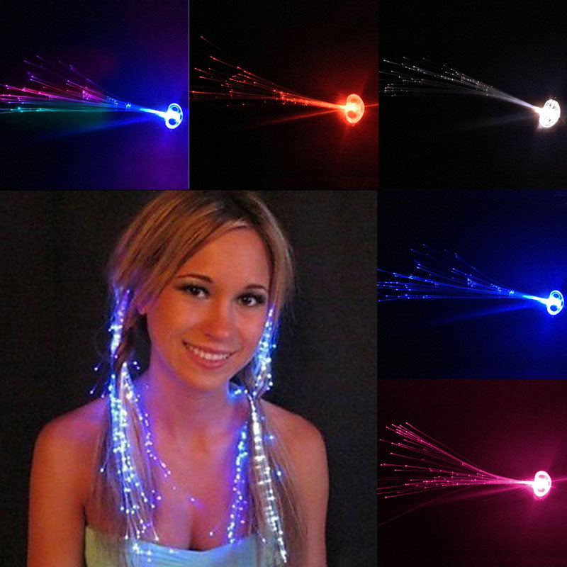 Party Colorful Flash LED Hair Braid Hairpin